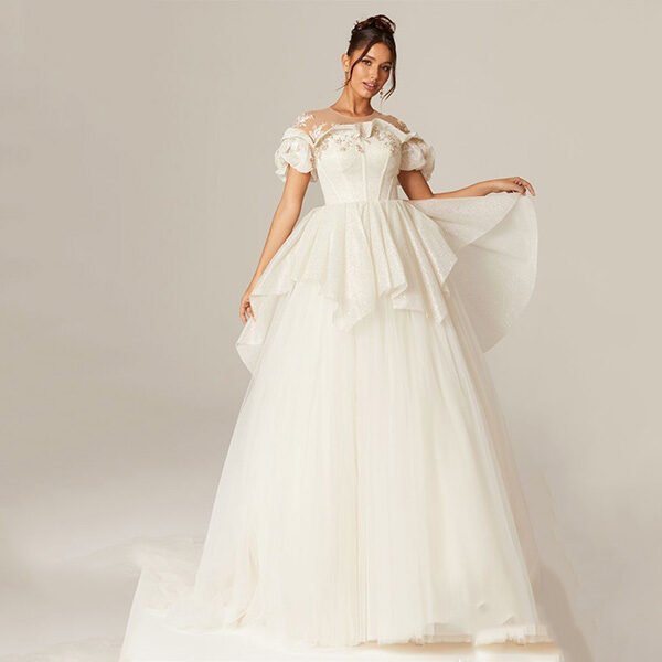 AW Celslus A-Line Tulle Wedding Dress