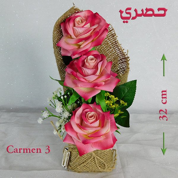 Artificial Flower Arrangement Carmen with imported roses