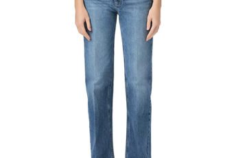 PAIGE Leenah High Rise Straight Jeans-Wings (4) PAIGE Leenah High Rise Straight Jeans-Wings (4)
