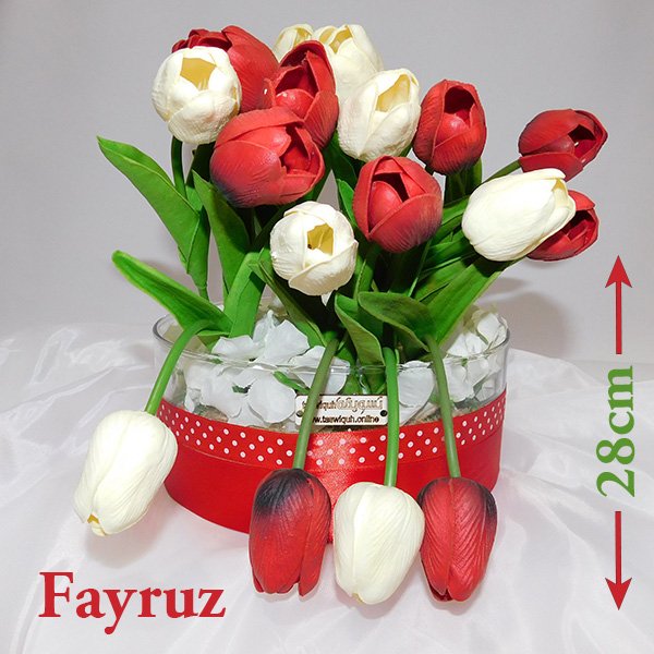 Artificial Tulip Centerpiece | Fayruz