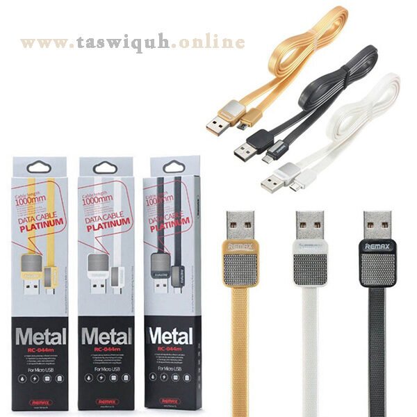 Remax Platinum Metal Data Cable RC-044a  (3) Remax Platinum Metal Data Cable RC-044a