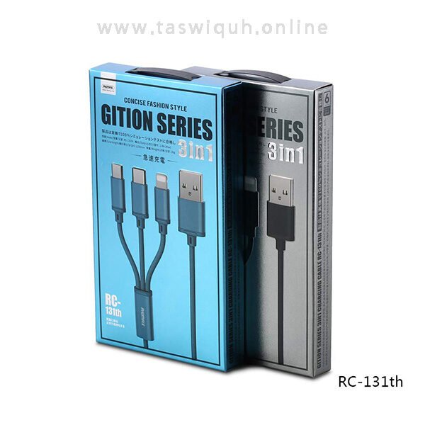 Remax RC-131TH 3 IN 1Fast Charging Data