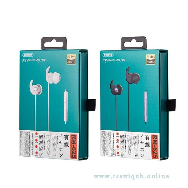 Remax RM-625 Metal Earphones Music Call