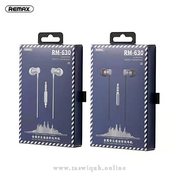 Remax RM-630 Wired Earphones (4) Remax RM-630 Wired Earphones