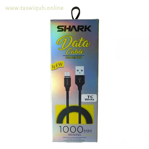 Remax RW-108 Fashion Music Earphones (1) Shark Data Cable E40 Fast Cable