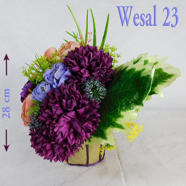 Wesal bouquet with premium artificial flowers and lifelike blooms for elegant interior decor