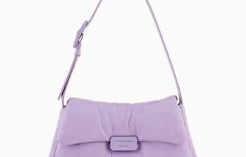 Baguette shoulder bag in puffy nappa leather (1)  Baguette shoulder bag in puffy nappa leather (1)