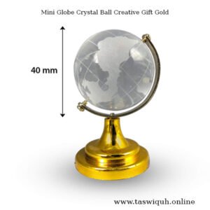 Mini Globe Crystal Ball Creative Gift Gold 1 1