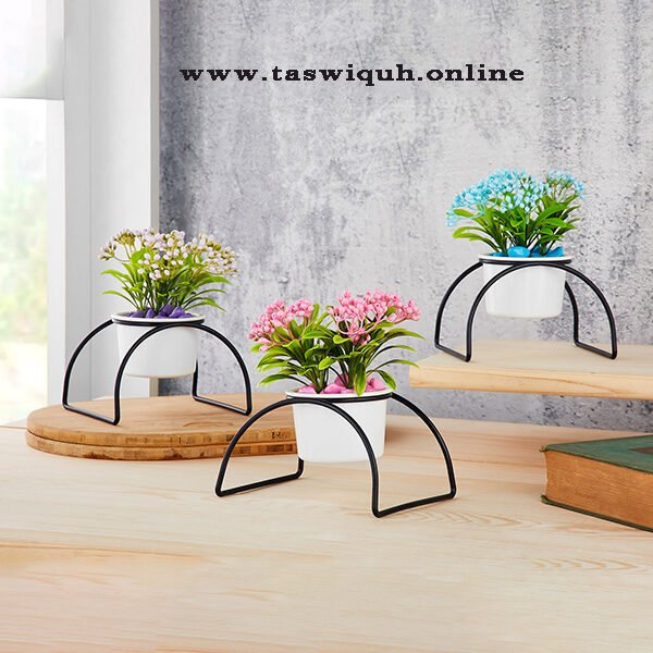 Wire Foot Stone Flowers