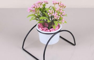 Wire Foot Stone Flowers (5)