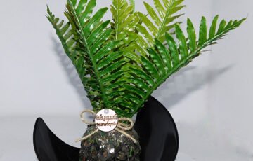 Faux Rose Artificial Hilal Vase