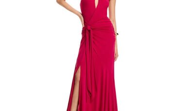 Cinq a Sept Gulliame Gown-Pink Garnet (1)