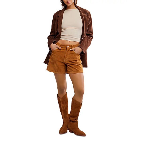 Free People Tippi Faux Suede Shorts (1) Free People Tippi Faux Suede Shorts