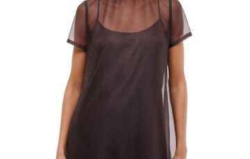 STAUD Calluna Tiered Ruffle Dress-Earth (4)