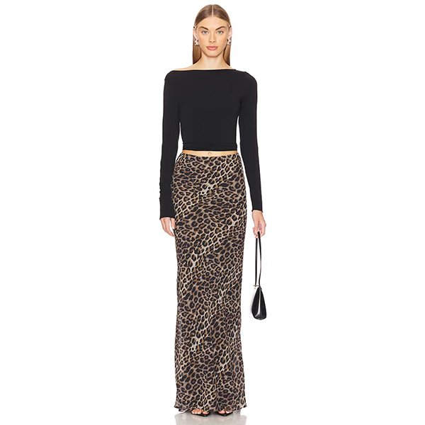 Atwood Leopard Print Maxi Skirt