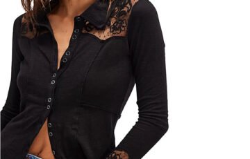 Free People Rosebud Cuff Top-Black (3)