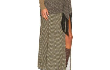 House of Harlow Giorgia Fringe Skirt (3)