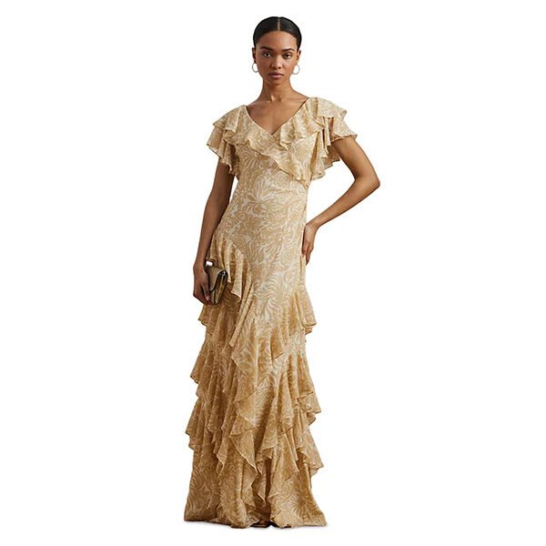 Lauren Ralph Lauren Floral Georgette Gown (2) Lauren Ralph Lauren Floral Georgette Gown