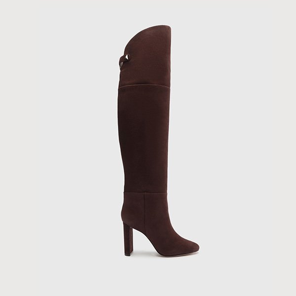 Over The Knee Block High heeled Boots 5