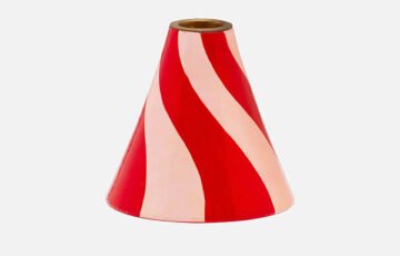 Pink Twirl Candle Holder (2)