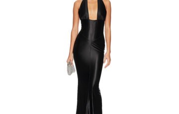 Retrofete Charity Satin Dress (1)