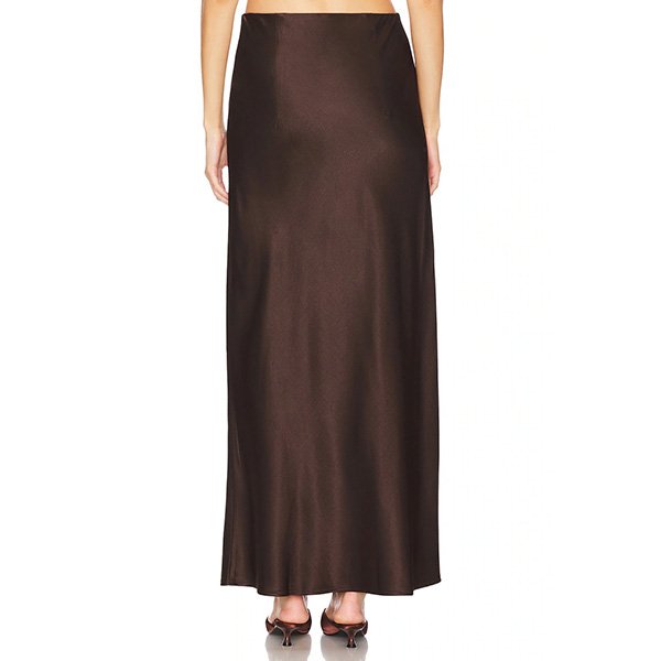 Sanctuary Elastic Waist Maxi Skirt-Coffee 3 Sanctuary Elastic Waist Maxi Skirt-Coffee - Image 3