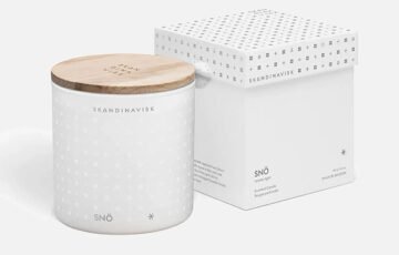 Scented 2 Wick Candle Sno 400g (3)