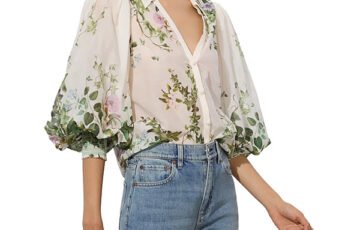 Alice Olivia Charis Blouse-Ivy Romance (4)