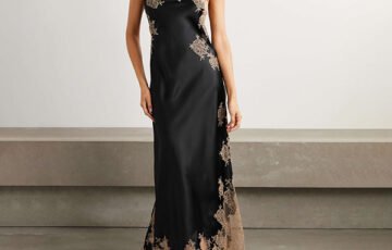 CARINE GILSON Lace-Trimmed Silk Nightdress (2)