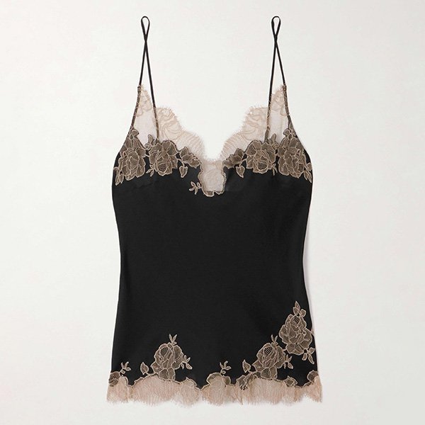Carine Gilson Silk Satin Camisole (1)
