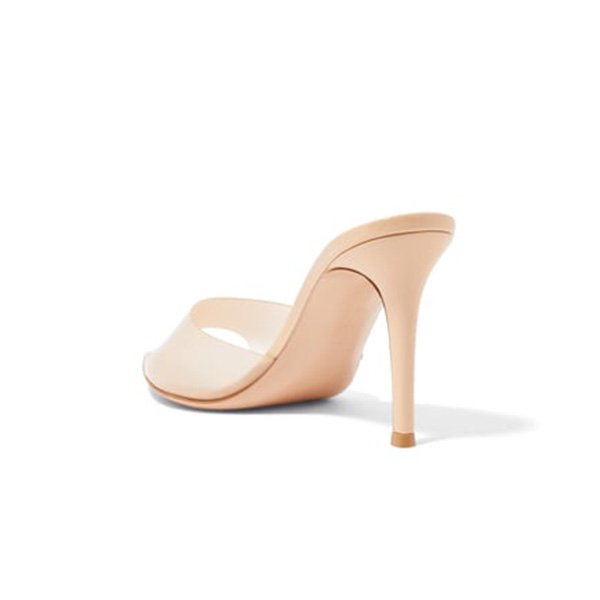 Gianvito Rossi Elle 85 Mules BEIGE 3 Gianvito Rossi Elle 85 Mules BEIGE - Image 3