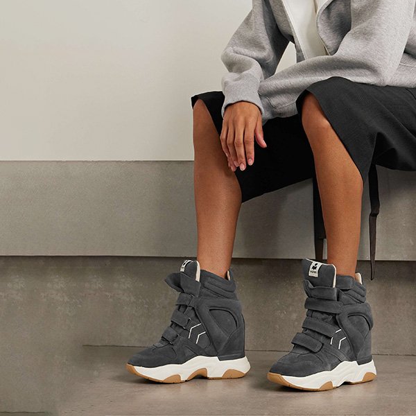 Isabel Marant Balskee Wedge Sneakers (1)