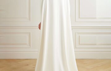 OSCAR DE LA RENTA Embellished Stretch-Silk Gown (2)
