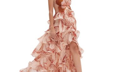 PatBO Sunset Butterfly Maxi Dress-Beige (1)