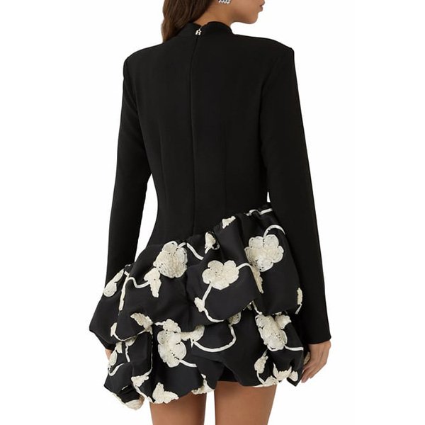 Rotate 3D Flower Bubble Dress 3 Rotate 3D Flower Bubble Dress - Image 3