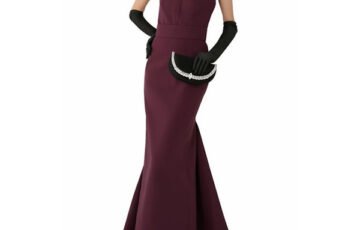Solace London Citra Maxi Dress in BURGUNDY (1)
