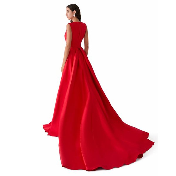 Solace London Larsen Maxi Dress in Red 3 Solace London Larsen Maxi Dress in Red - Image 3
