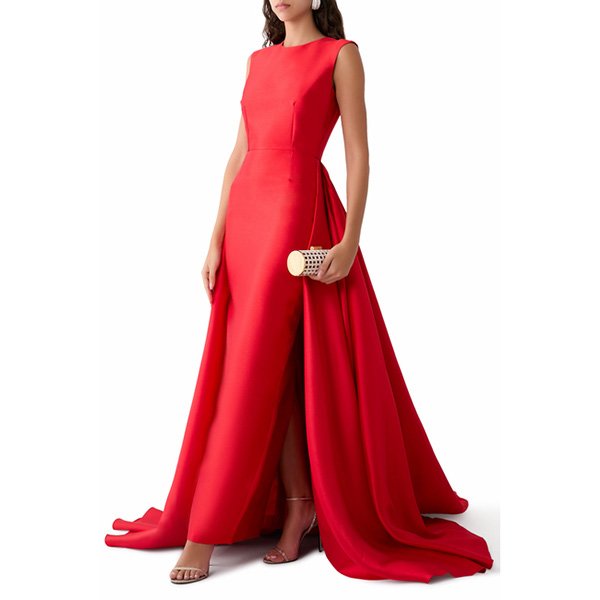 Solace London Larsen Maxi Dress in Red (3)