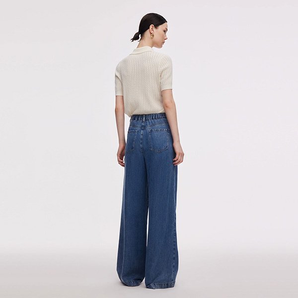 Tencel Denim Wide Leg Jeans 3 Tencel Denim Wide Leg Jeans - Image 3