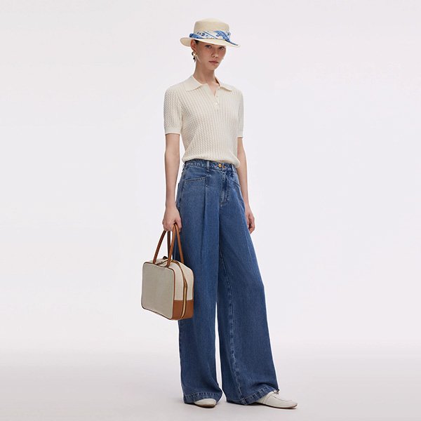 Tencel Denim Wide Leg Jeans (8)