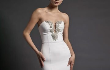 Viola Chan Mermaid Gown-Soft White (2)