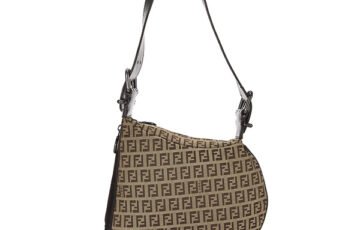 Fendi Oyster Bag Zucchino Canvas Small (1)