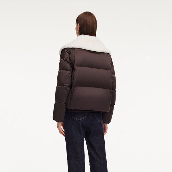 Goelia1995 Teddy Collar Goose Down Jacket 3 Goelia1995 Teddy Collar Goose Down Jacket - Image 3