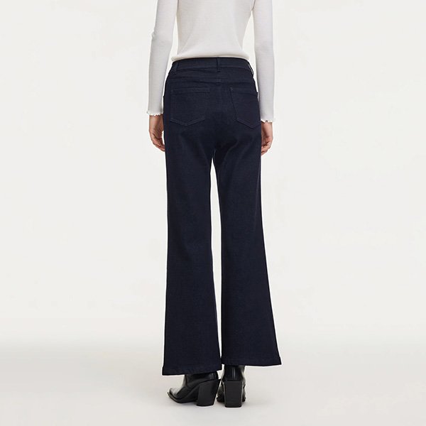 Goelia1995 Wool-Blend Micro-Flare Jeans 3 Goelia1995 Wool-Blend Micro-Flare Jeans - Image 3