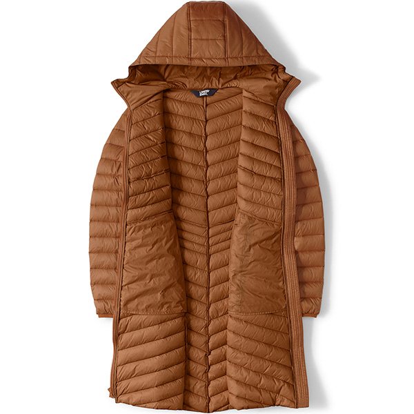 Lands' End Packable Wanderweight Down Coat 3 Lands' End Packable Wanderweight Down Coat - Image 3