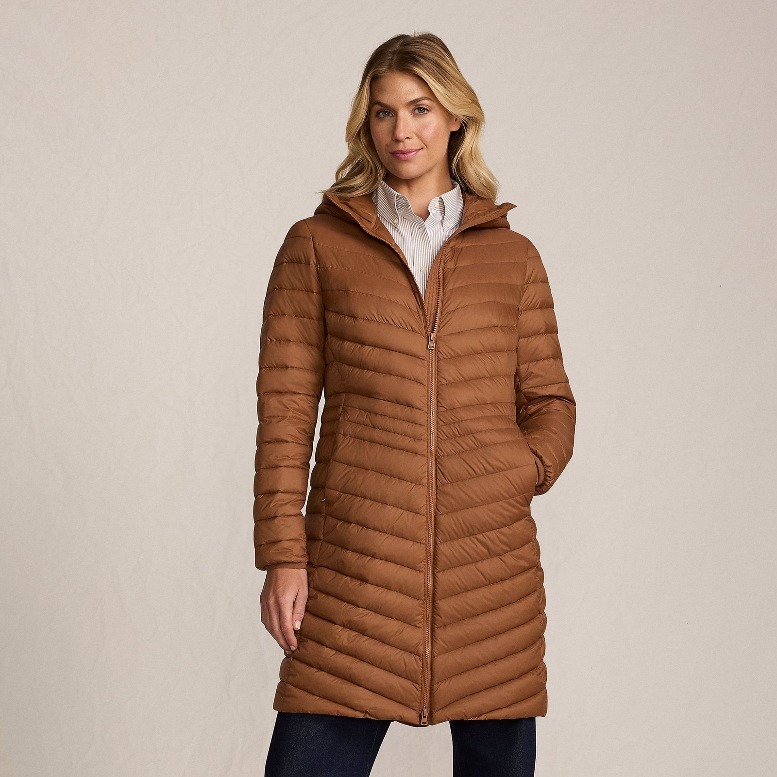Lands' End Packable Wanderweight Down Coat (8)