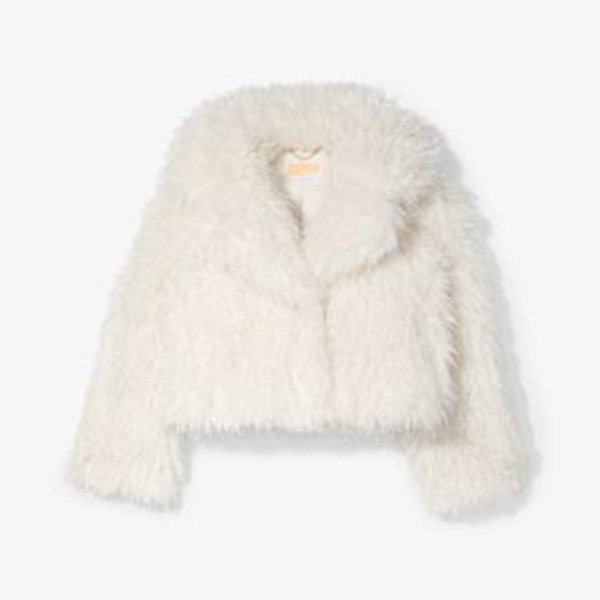 Michael Kors Cropped Faux Fur Jacket 2