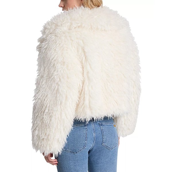 Michael Kors Cropped Faux Fur Jacket 3