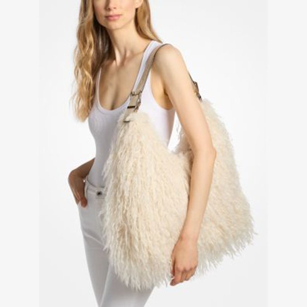 Michael Kors Nolita Faux Shearling Hobo (1)