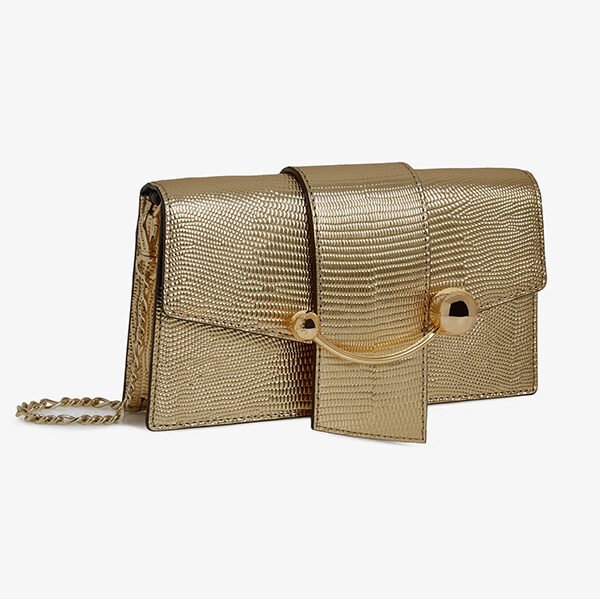 Lizard Chain Clutch by Strathberry (1) Lizard Chain Clutch by Strathberry